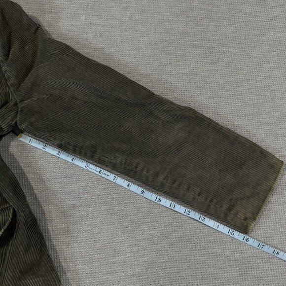 Vintage Brite N Sassy Blazer Jacket Womens 13/14 Olive Green Gray Corduroy Lined - Picture 15 of 16